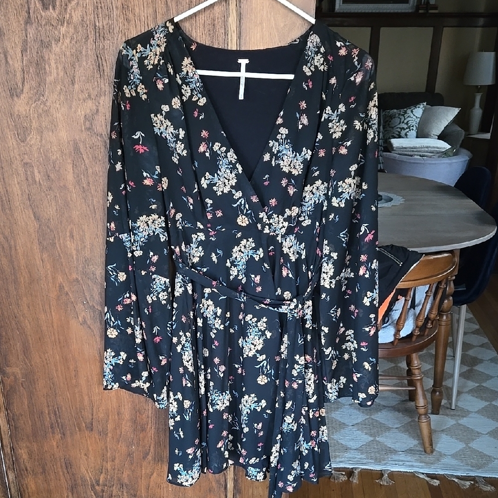 Floral Wrap Dress